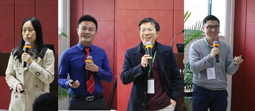 杨欣教授、王诗忠副教授、黄海保教授、夏德华副教授（左起）
