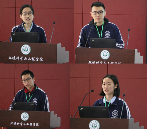 营员代表在闭营仪式上发言