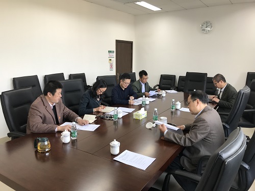 环境科学与工程学院中层领导班子民主生活会现场